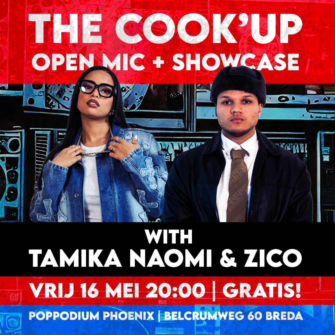 THE COOK'UP: Tamika Naomi + Zico | Hip Hop Open Mic & Showcase