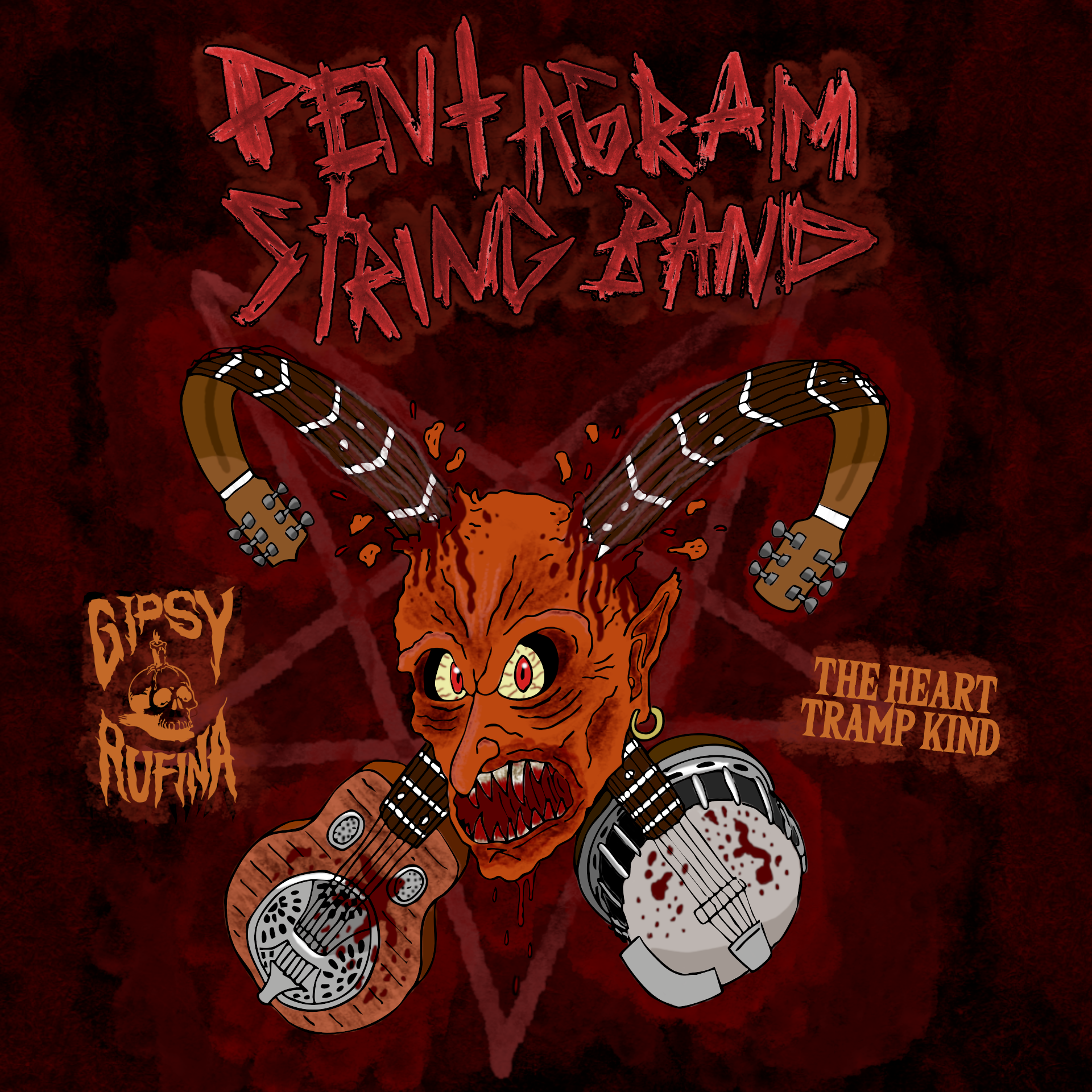 The Pentagram String Band + Gipsy Rufina + The Heart Tramp Kind | Dark Country by BREEKIJZER