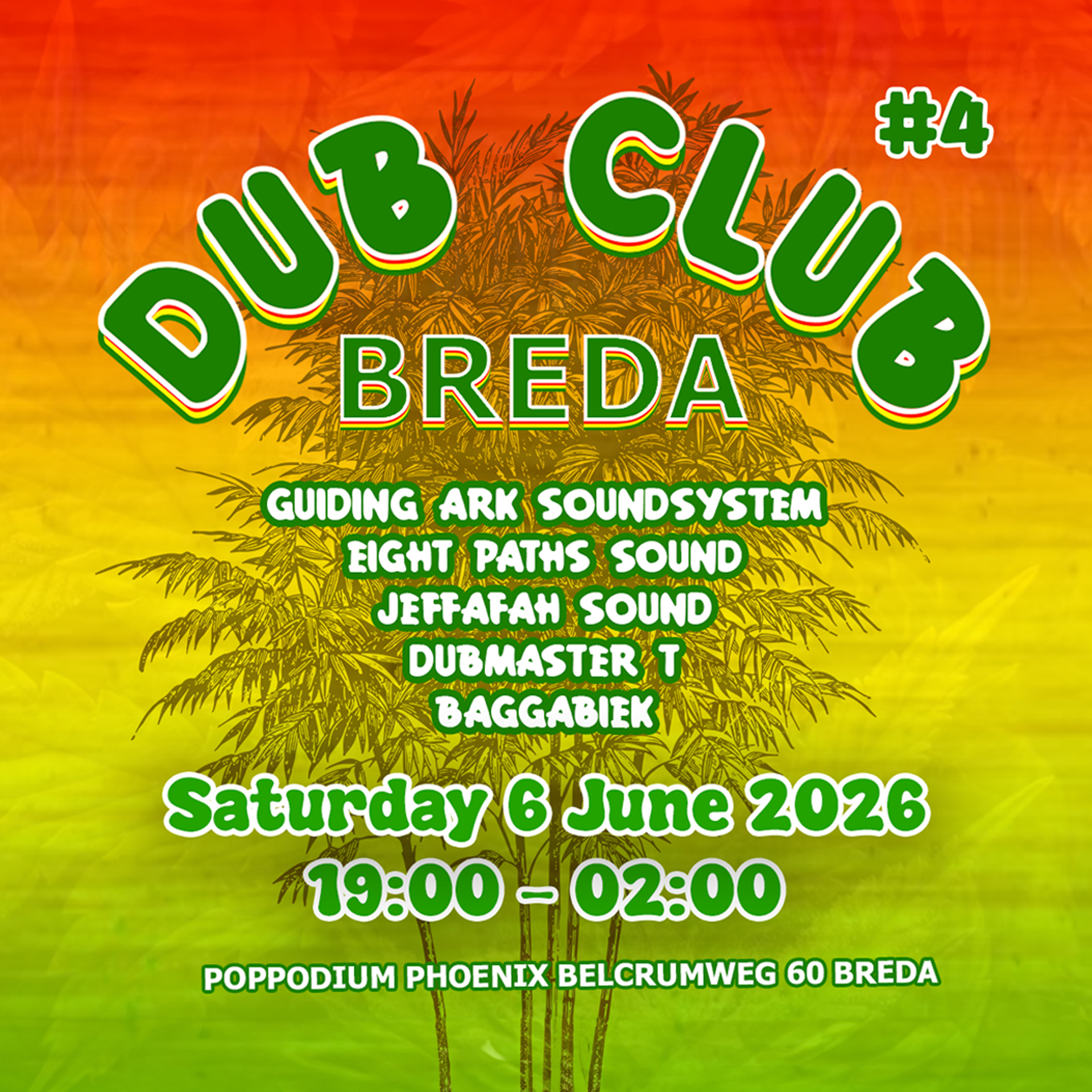 Dub Club Breda #4 | Roots, Reggae, Dub & Steppers with Guiding Ark Soundsystem