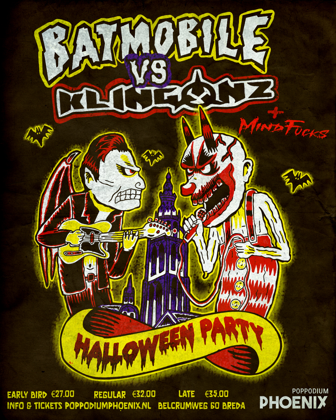 BATMOBILE vs. KLINGONZ | Halloween Party