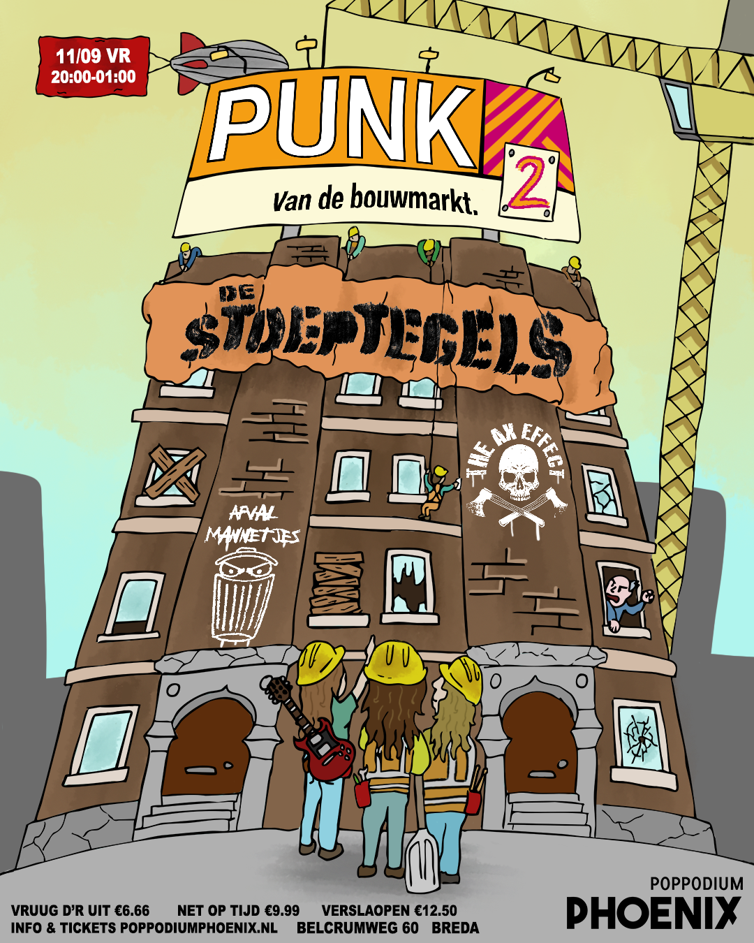 PUNK VAN DE BOUWMARKT 2 | De Stoeptegels + The Ax Effect + De Afvalmannetjes