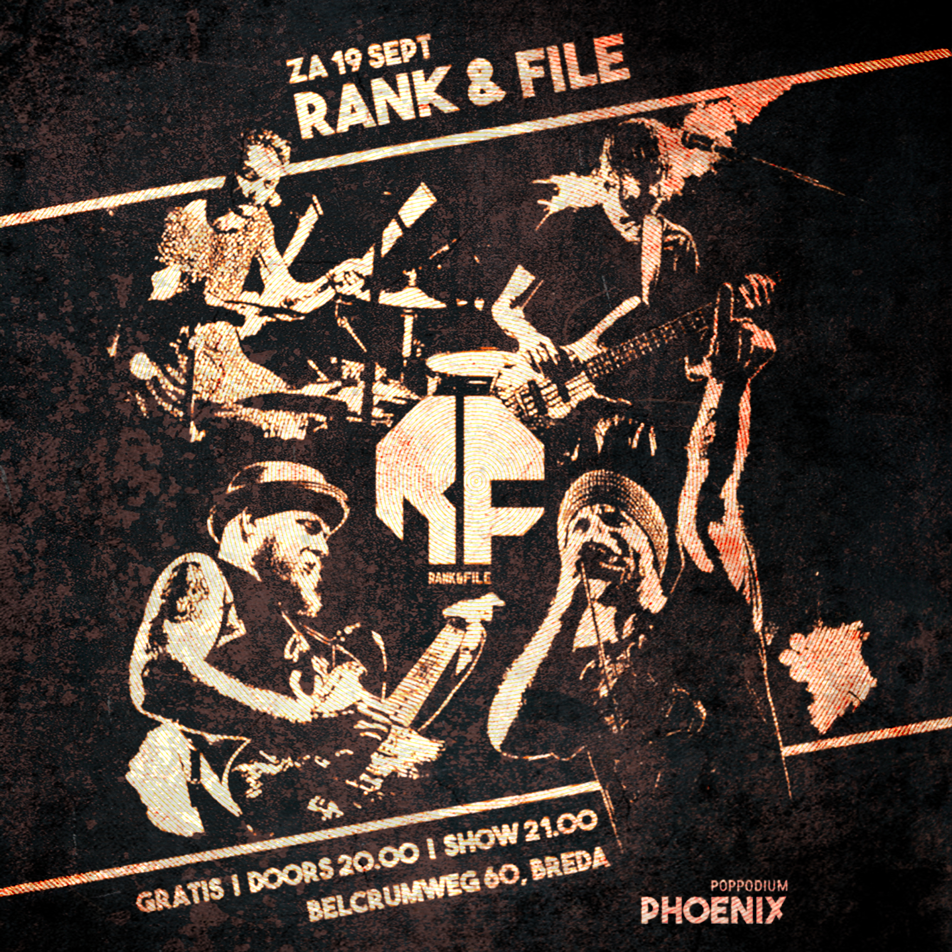 Rank & File | Rapcore | Gratis entree!