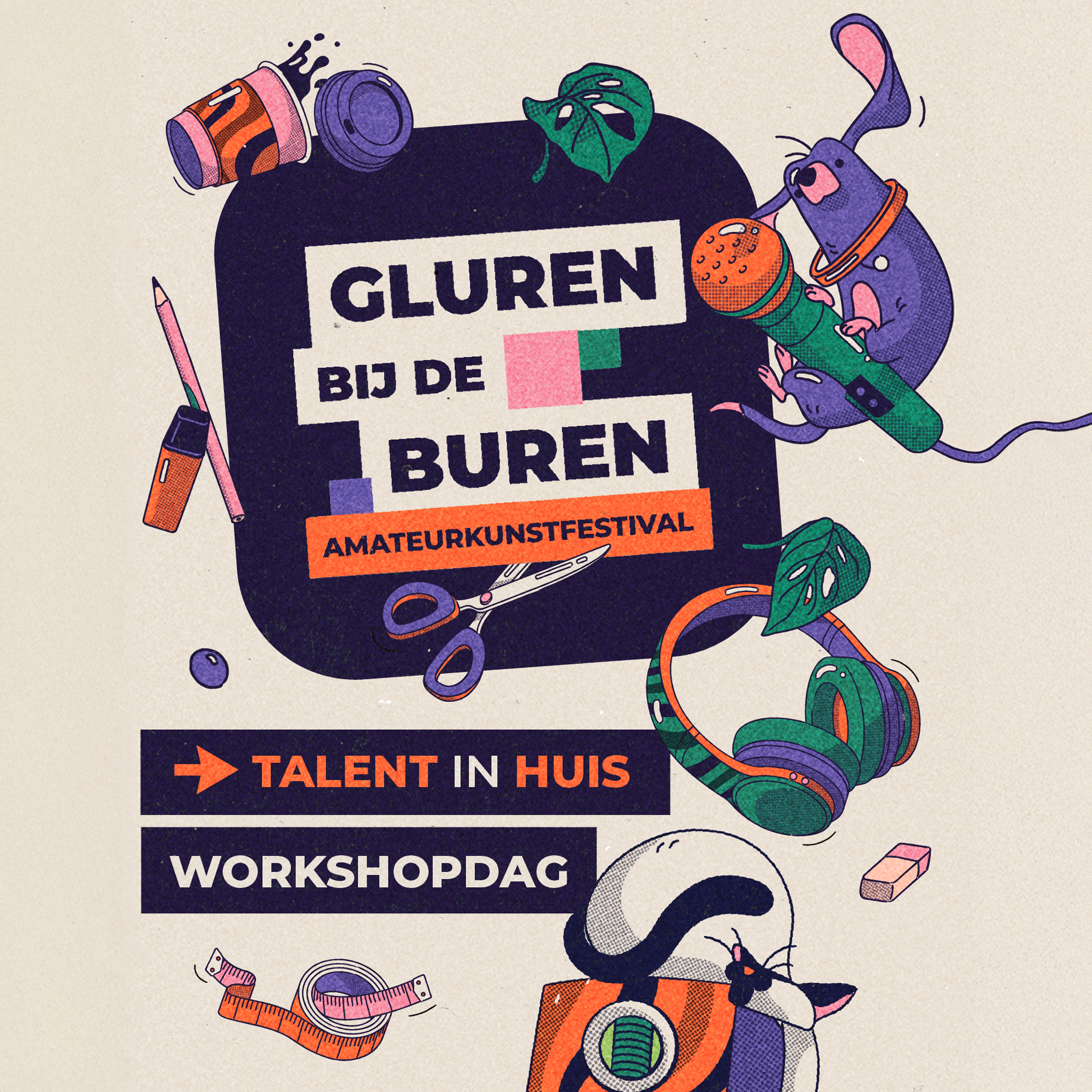 Gluren Bij De Buren | Talent In Huis Workshop