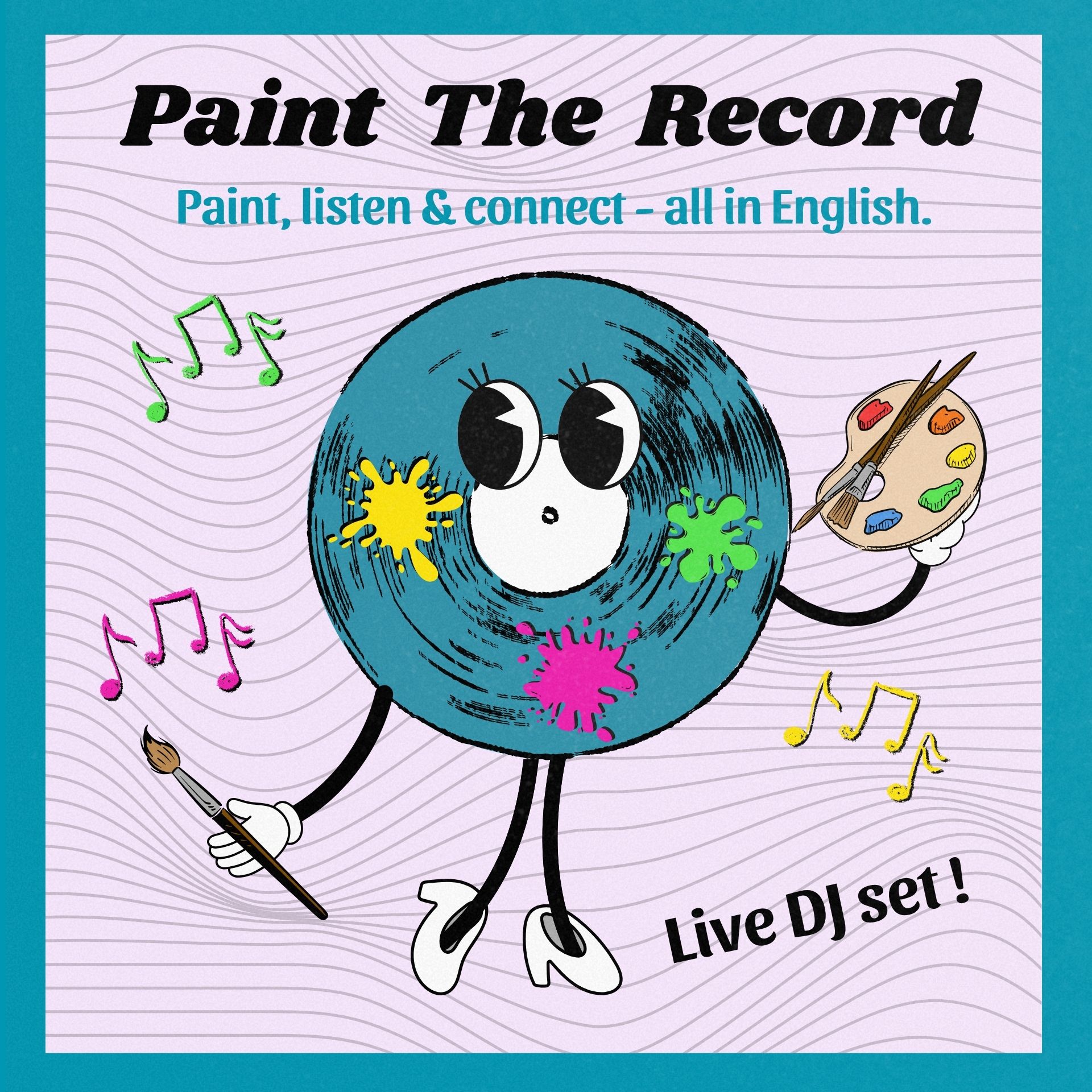Paint the Record | Paint, listen & connect!